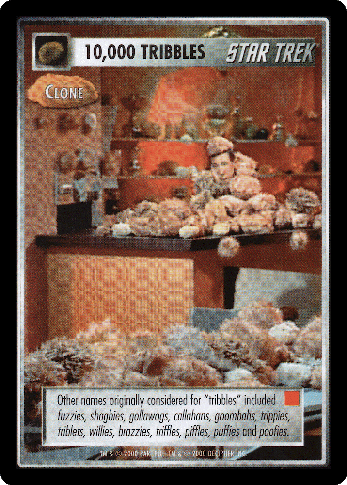 10,000 Tribbles - Clone (Red)